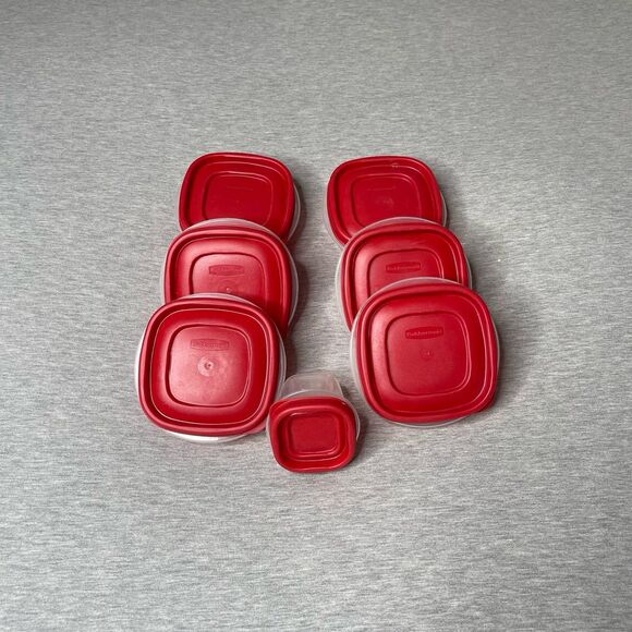 Rubbermaid Take Alongs Plastic Snack Container with Lids Covers 14 PCS. Set - Picture 1 of 12
